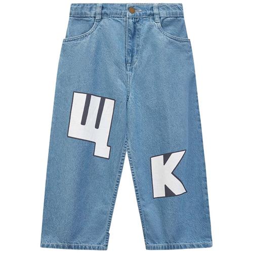 Wynken W.K Jeans Mid Bleach Wash 2 Y  Blå  2 år  Unisex