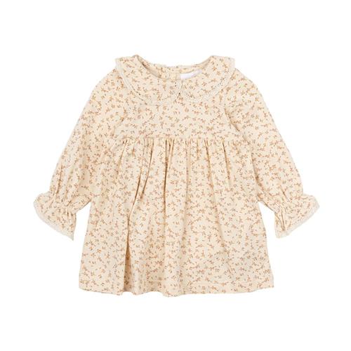 The New Siblings GOTS Nora Bodydress White Swan 86 cm  Creme  86 cm  kvinde