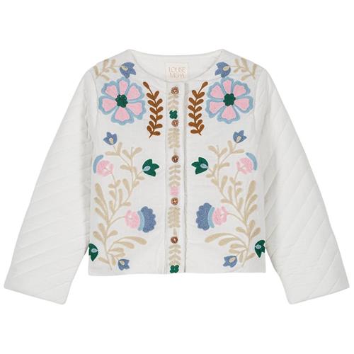 Louise Misha Orisha Jakke Off White 7 Y  Hvid  7 år  kvinde