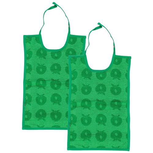 Småfolk 2-Pack Store Hagesmække Apples Green One Size      Unisex