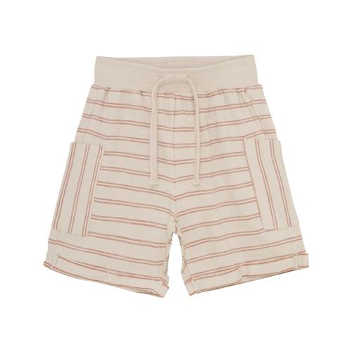 EnFant GOTS Stribede Shorts French Oak 92 cm  Beige  92 cm  mand