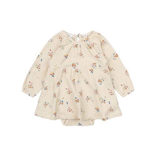 The New Siblings GOTS Naomi Bodydress White Swan 68 cm  Creme  68 cm  kvinde