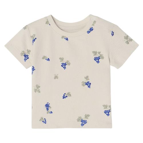 garbo&friends T-shirt I Jersey Grapes Ecru 86/92 cm  Hvid  86/92 cm  Unisex