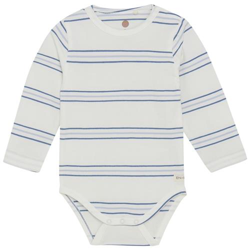 EnFant Stribet Baby Body Infinity 56 cm  Creme  56 cm  mand
