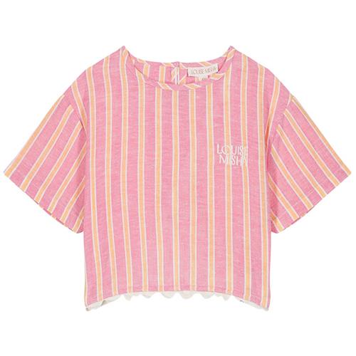 Louise Misha Kalistee Bluse Pink Gelato Stripes 4 Y  Lyserød  4 år  kvinde