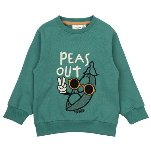The New Siblings GOTS Nikolos Sweatshirt Bottle Green 86 cm  Grøn  86 cm  mand