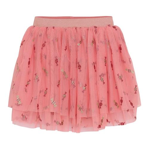 Minymo Glitrende Nederdel Aop Strawberry Ice 86 cm  Lyserød  86 cm  kvinde