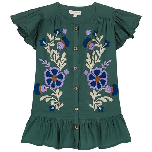 Louise Misha Vania Kjole Tuscan Green 12 months  Grøn  12 måneder  kvinde