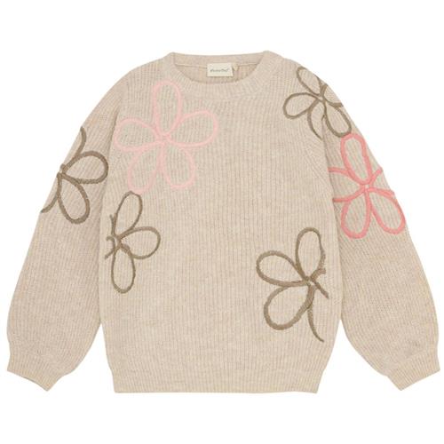 Minymo Strikket Pullover Marshmallow White 110 cm  Hvid  110 cm  kvinde