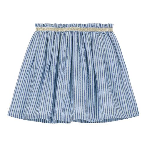 Louise Misha Cephee Nederdel Blue Parasol Stripes 7 Y  Blå  7 år  kvinde