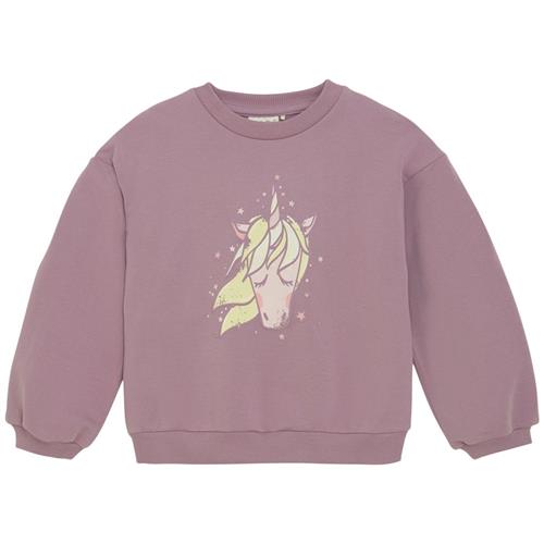Minymo Sweatshirt Elderberry 122 cm  Lilla  122 cm  kvinde