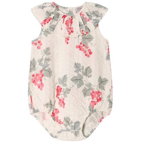 garbo&friends Seersucker Romper Grapes Pink 86/92 cm  Lyserød  86/92 cm  Unisex