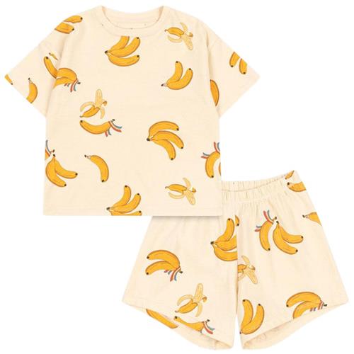 Konges Sløjd GOTS Lin Sæt Go Bananas 12 months  Creme  12 måneder  Unisex
