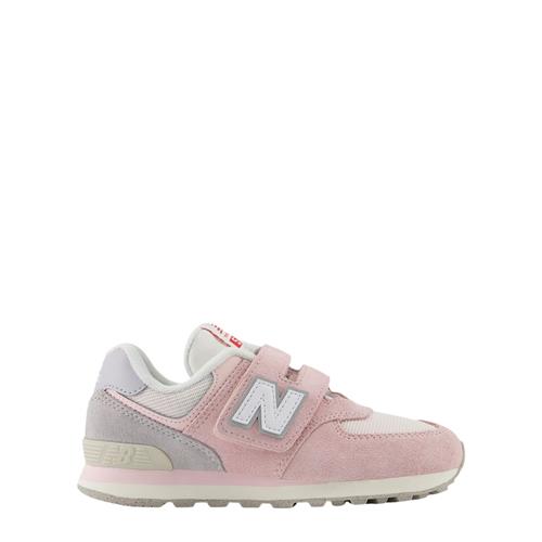 New Balance 574 Kids Hook & Loop Sneakers Shell Pink 33 EU  Lyserød  33 EU  kvinde