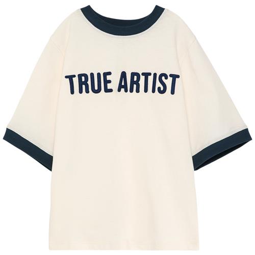 True Artist Nº14 T-shirt Ivory White 4-5 Y  Hvid  4-5 år  Unisex