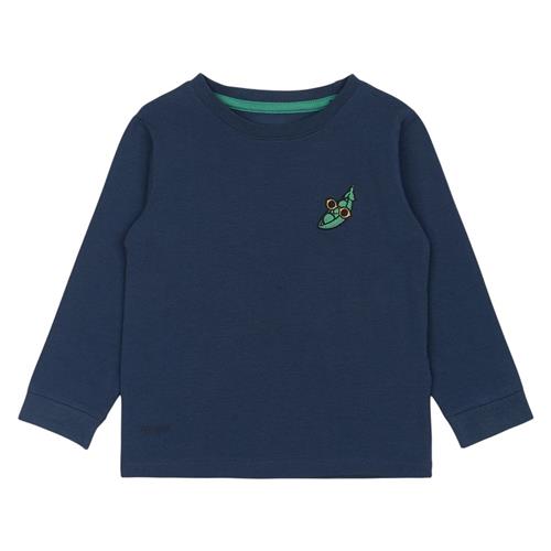 The New Siblings GOTS Nis Tee Mood Indigo 110 cm  Marineblå  110 cm  mand
