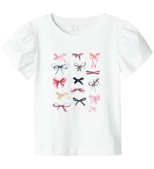 Se Name It T-shirt - NmfFilly - Bright White ved KidsWorld