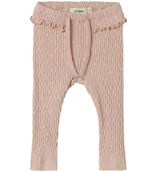 Lil Atelier Leggings - NbfFiducia - Peach Whip