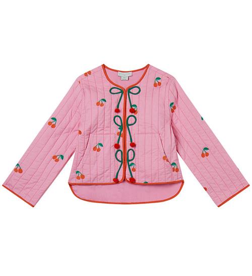 Stella McCartney Kids Jakke - Rosa m. Kirsebær