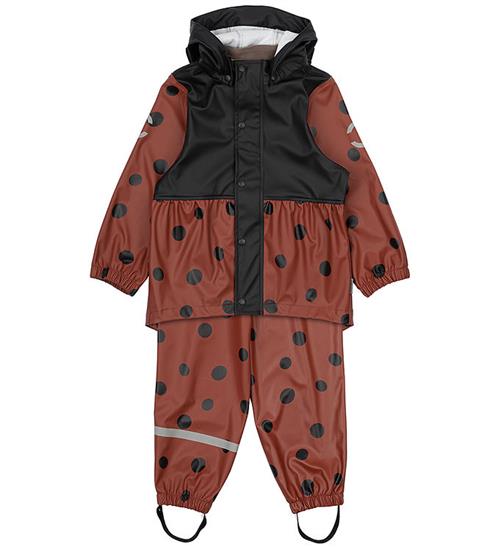 Se Mikk-Line Regntøj M. Seler - Ladybug - Henna ved KidsWorld