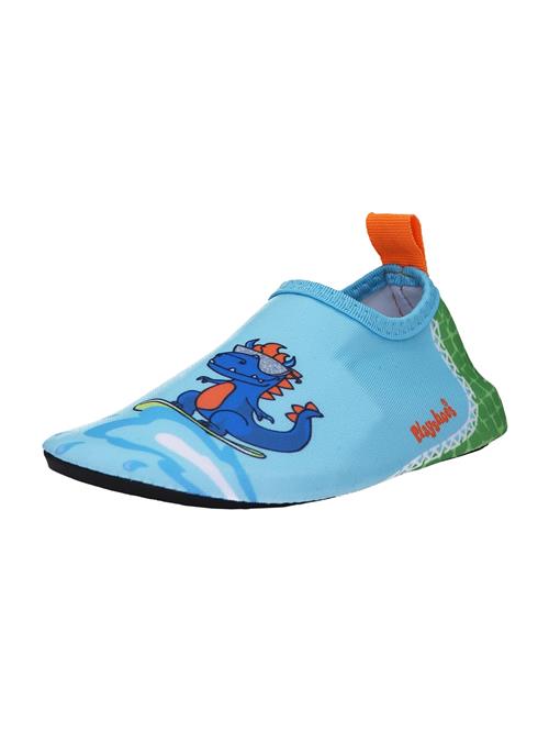 Se PLAYSHOES Strand-/badesko  aqua / royalblå / mandarin / hvid ved About You