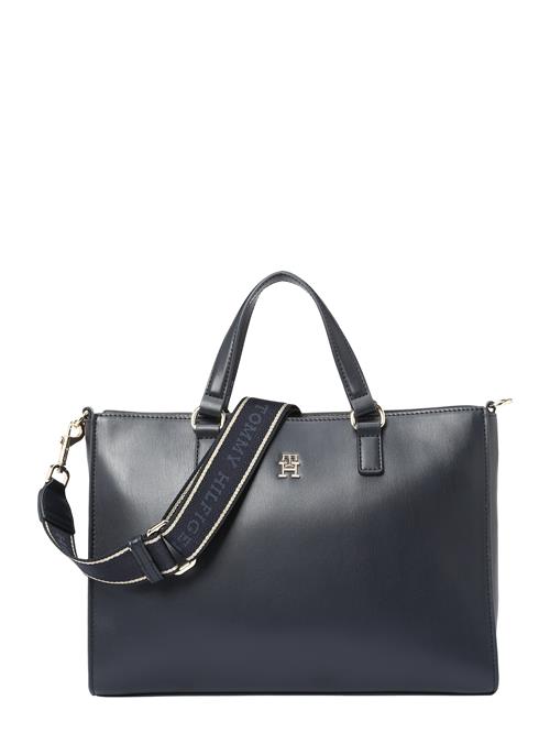 Se TOMMY HILFIGER Shopper 'Joy'  navy / guld ved About You