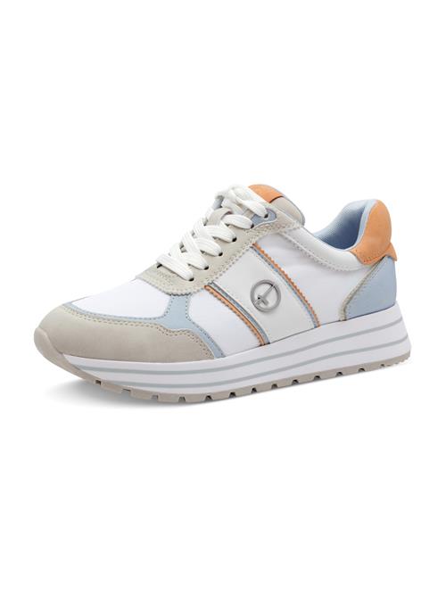 Tamaris Sneaker low  lyseblå / cognac / grå / hvid