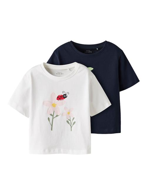 NAME IT Bluser & t-shirts 'NMFVILINSE'  navy / lyserød / rød / hvid