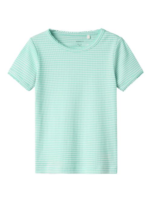 NAME IT Bluser & t-shirts 'NMFFIKATIE'  aqua / hvid