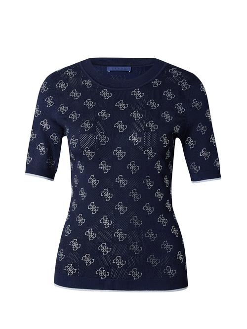 GUESS Pullover 'ROSIE'  mørkeblå / sølv