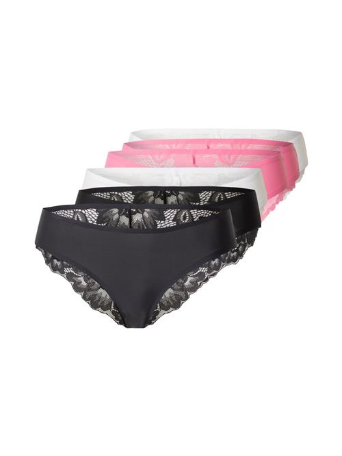 Hunkemöller Slip  lyserød / sort / hvid