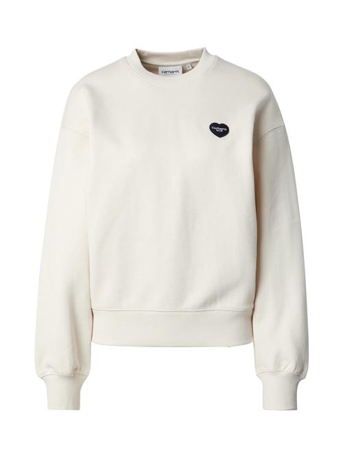 Carhartt WIP Sweatshirt 'Ingo'  creme / sort / hvid