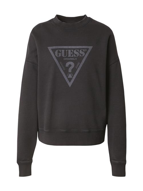 Se GUESS Originals Sweatshirt 'GO'  antracit / sort ved About You