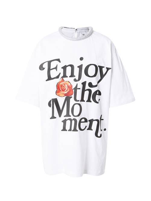 Se 3.1 Phillip Lim Shirts 'ENJOY THE MOMENT'  rød / sort / hvid ved About You