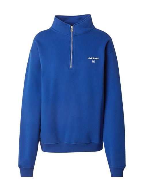 LTB Sweatshirt 'MOZOBA'  blå / hvid