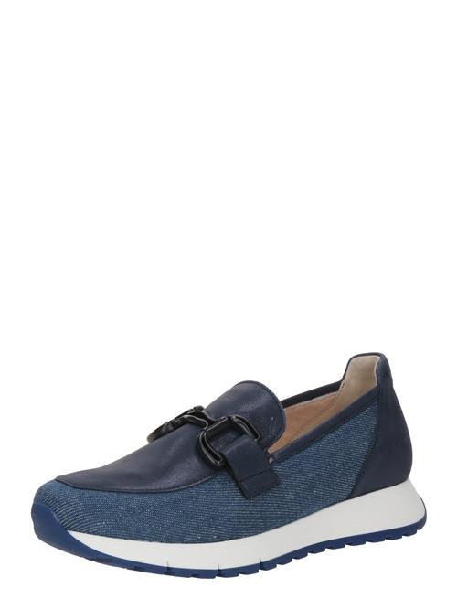 Se GABOR Slipper  navy / blue denim ved About You