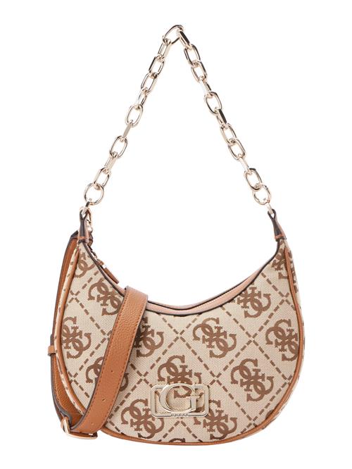GUESS Skuldertaske 'Circe'  beige / brun