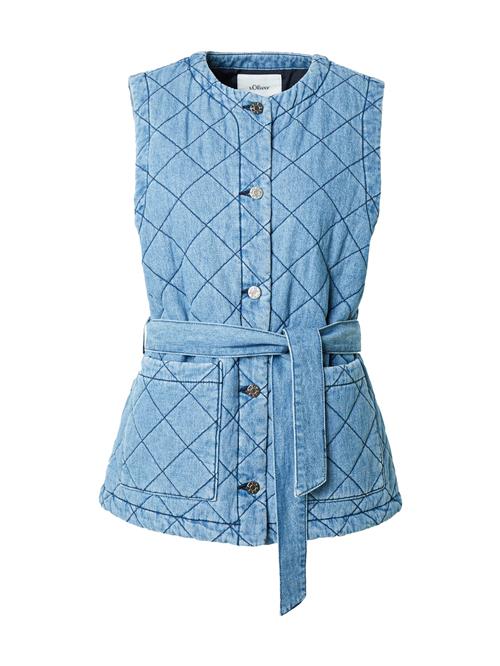 s.Oliver Vest  blue denim