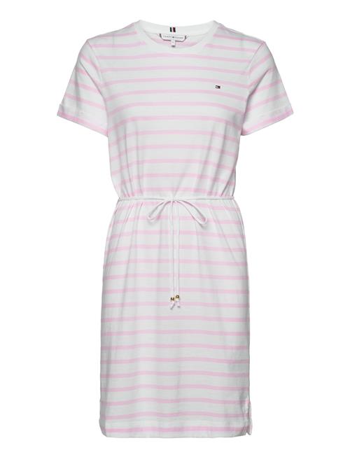 Th Cool Stp C-Nk Short Dress Ss Tommy Hilfiger Pink