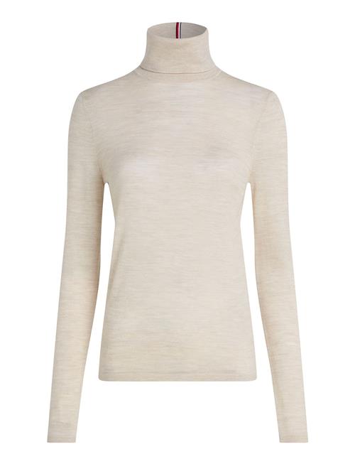 Merino Roll-Nk Sweater Tommy Hilfiger Cream