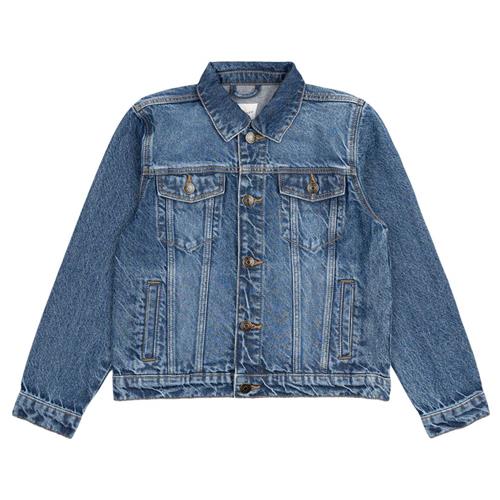 The New Navis Denim-jakke Medium Blue Denim 7-8 Y  Blå  7-8 år  mand
