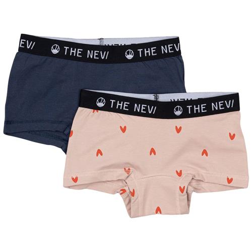 The New GOTS Hipsters 2-pak Mood Indigo 9-10 Y  Marineblå  9-10 år  kvinde