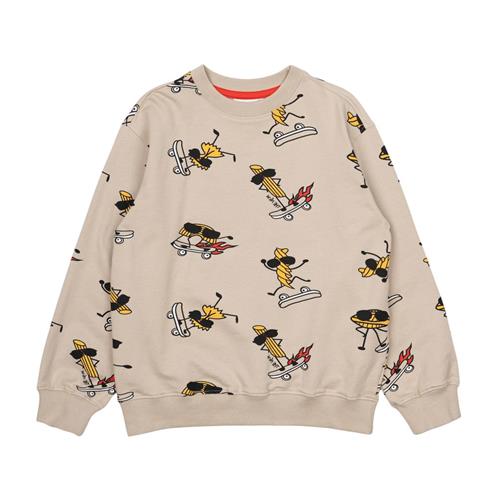 The New GOTS Narfa Sweatshirt Feather Gray | Grå | 5-6 years