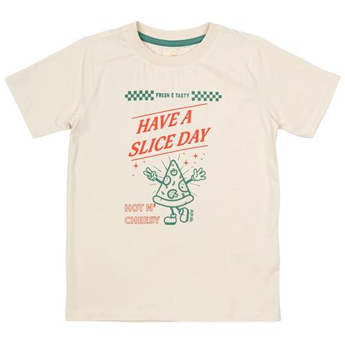 The New GOTS Nash Tee White Swan 9-10 Y  Creme  9-10 år  mand