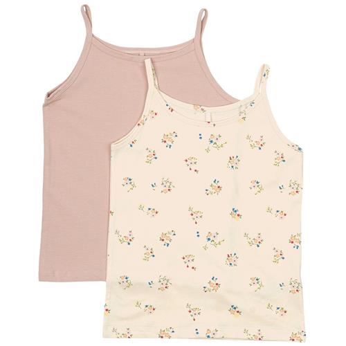 The New GOTS Strap Top 2-Pack Adobe Rose 9-10 Y  Lyserød  9-10 år  kvinde