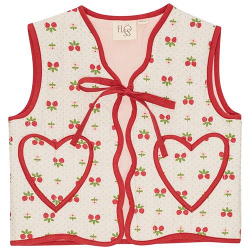 Flöss Sofia Vest Soft White Berry | Hvid | 122 cm