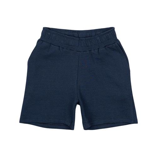 The New GOTS Nudvig Vaffelshorts Mood Indigo 9-10 Y  Marineblå  9-10 år  mand