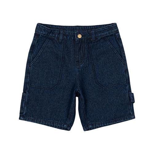 The New Navid Skøjteshorts Unwashed Denim | Marine blå | 9-10 years