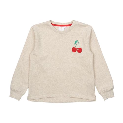 The New Natasha Sweatshirt Oatmeal Melange 9-10 Y  Creme  9-10 år  kvinde