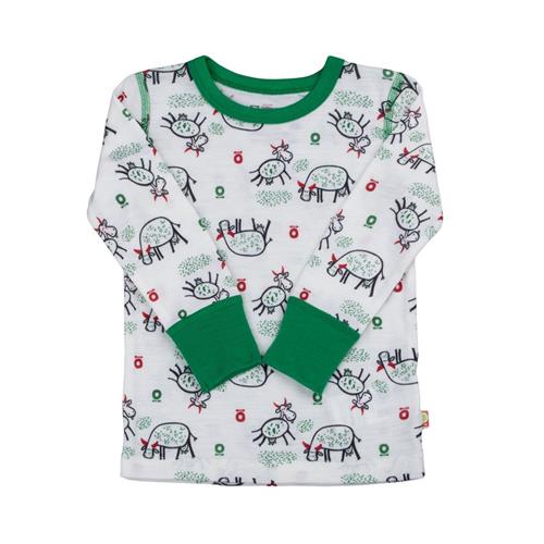 Katvig Langærmet T-shirt Off White 98 cm  Hvid  98 cm  Unisex